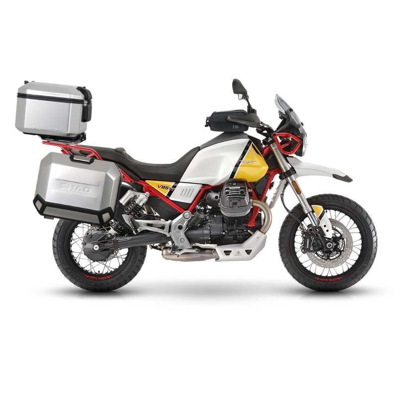 4P System fitting kit SHAD (for cases and bags TERRA and SH38X) pentru MOTO GUZZI V 85 TT 850 / Travel 2019-2023