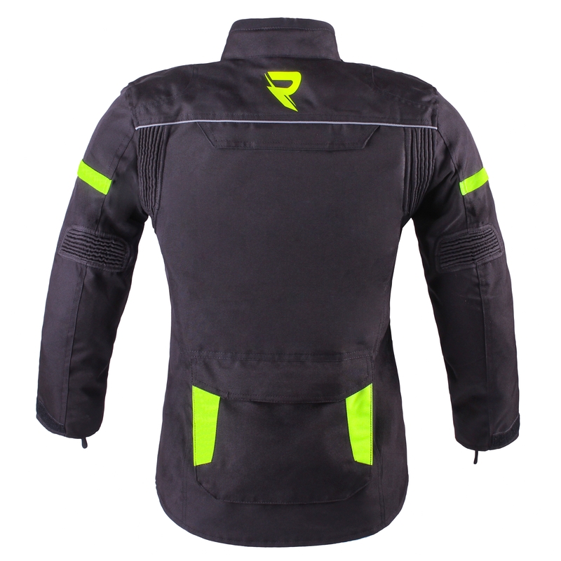 Geacă moto pentru copii Street Racer Drago negru-galben fluorescent lichidare