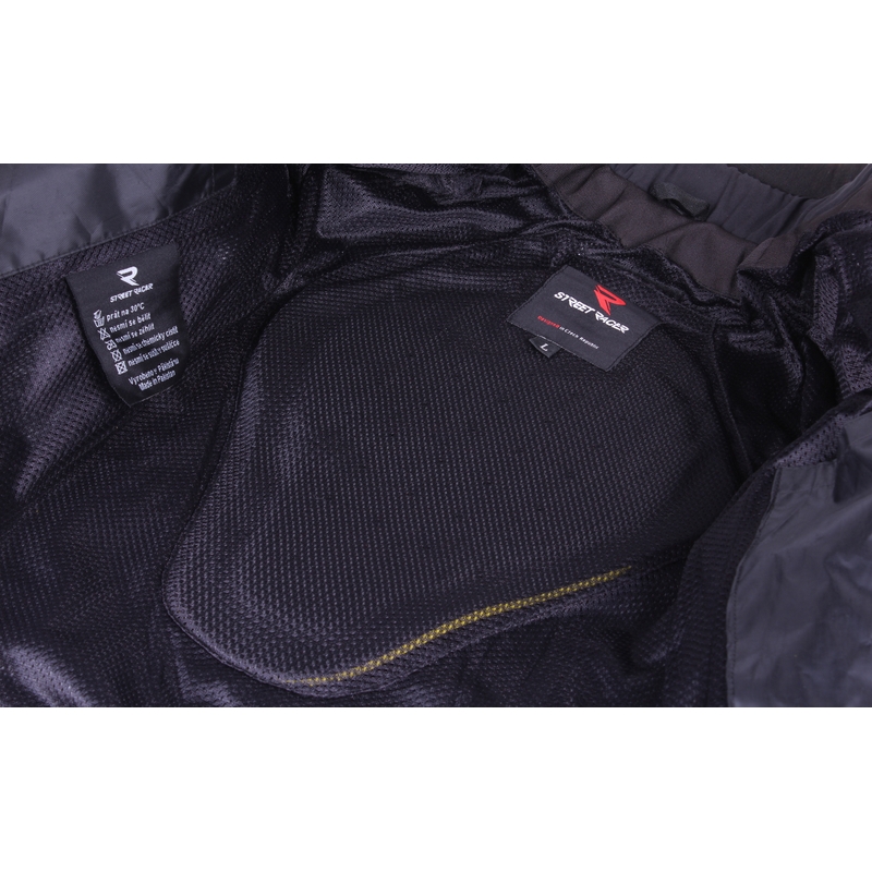 Geacă moto pentru copii Street Racer Drago negru-galben fluorescent lichidare
