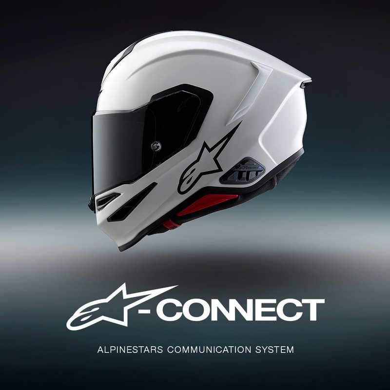 Interfon Bluetooth pentru motocicletă Alpinestars sistem A-CONNECT negru