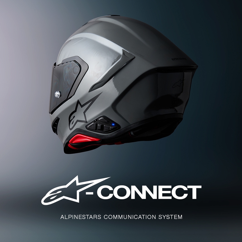 Interfon Bluetooth pentru motocicletă Alpinestars sistem A-CONNECT negru