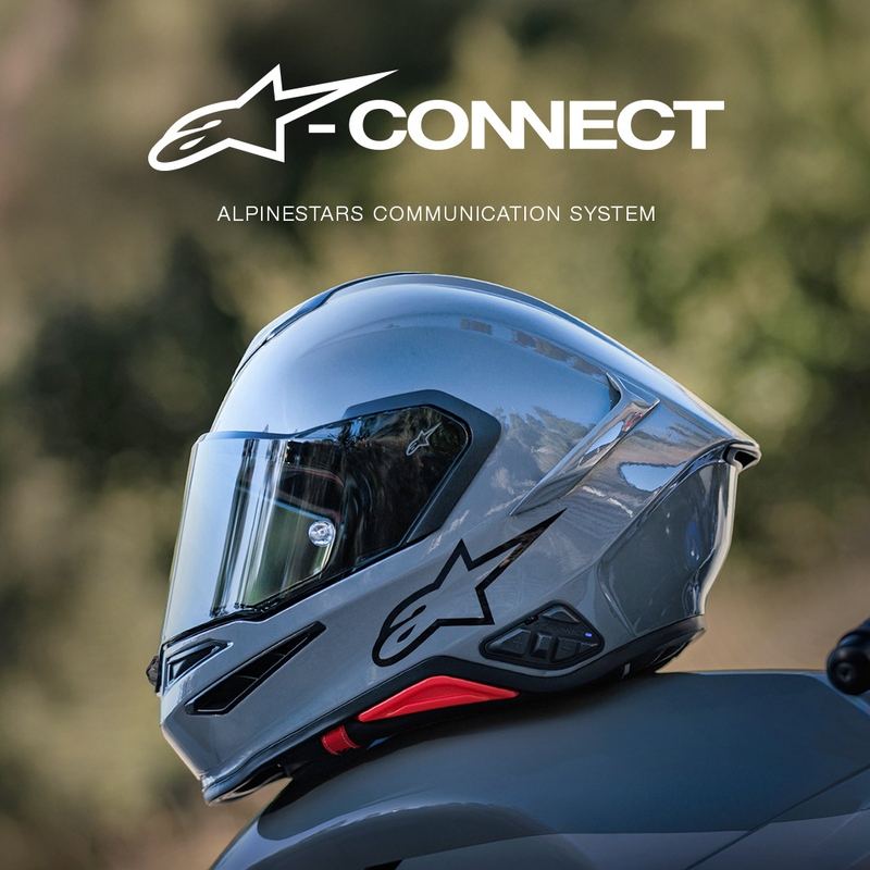 Interfon Bluetooth pentru motocicletă Alpinestars sistem A-CONNECT negru