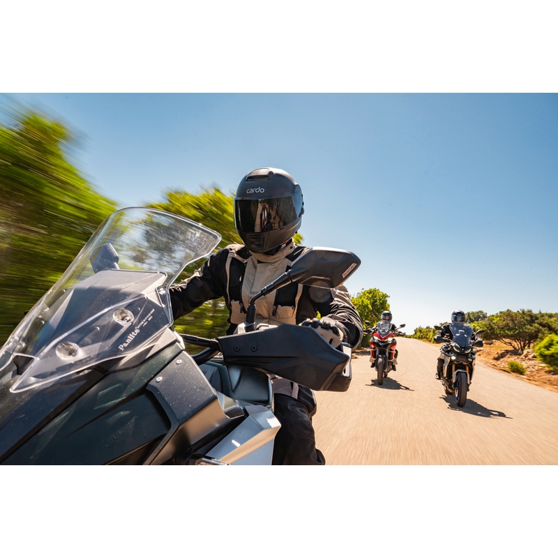 Cască integrală pentru motocicletă Cardo Beyond GTS neagră