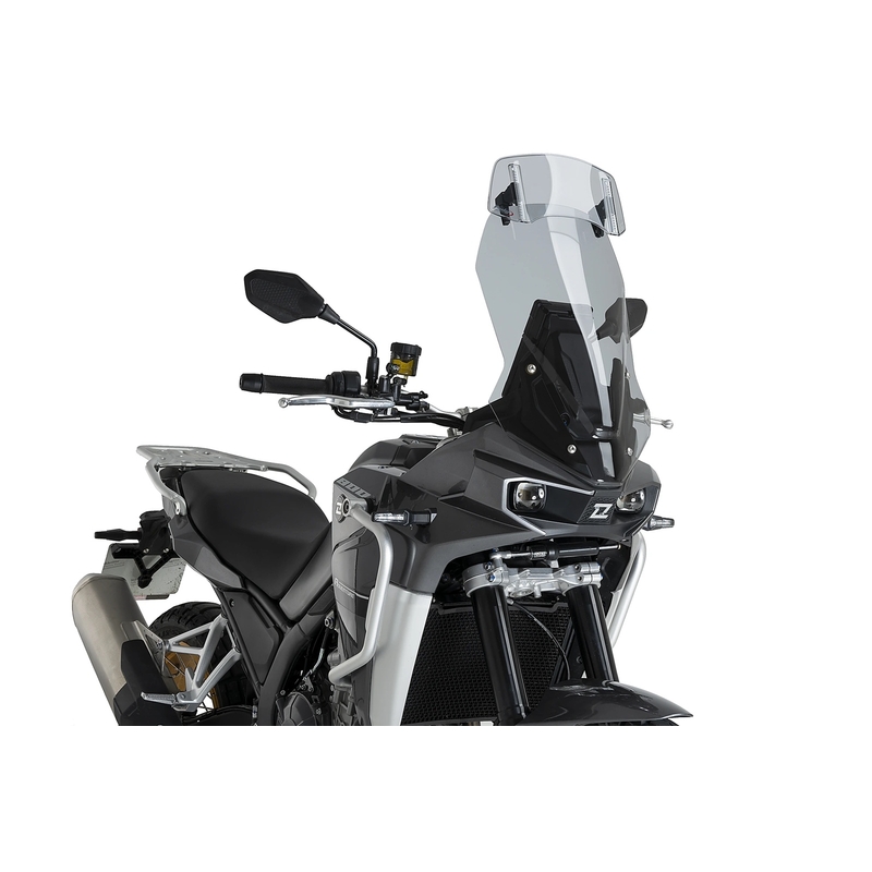 Multiadjustable visor PUIG 2.0 clip-on smoke