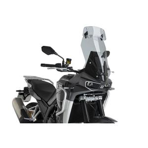 Multiadjustable visor PUIG 2.0 20764W clip-on transparent