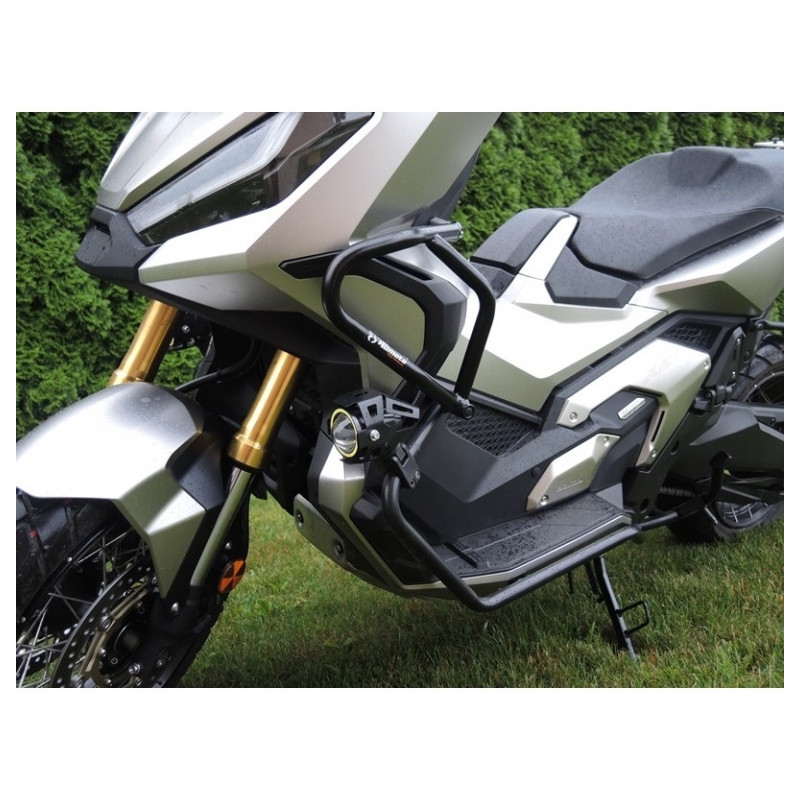 Engine guards RDMOTO matt black upper + lower pentru HONDA X-ADV 750 2021-2023