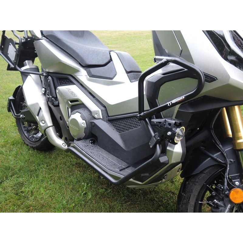 Engine guards RDMOTO matt black upper + lower pentru HONDA X-ADV 750 2021-2023