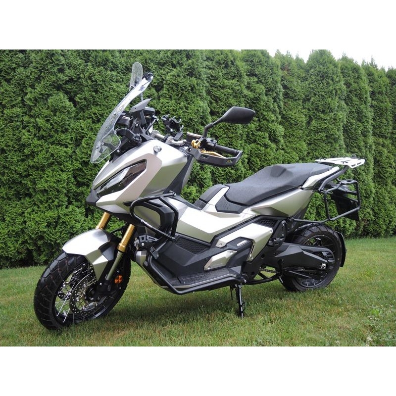 Engine guards RDMOTO matt black upper + lower pentru HONDA X-ADV 750 2021-2023