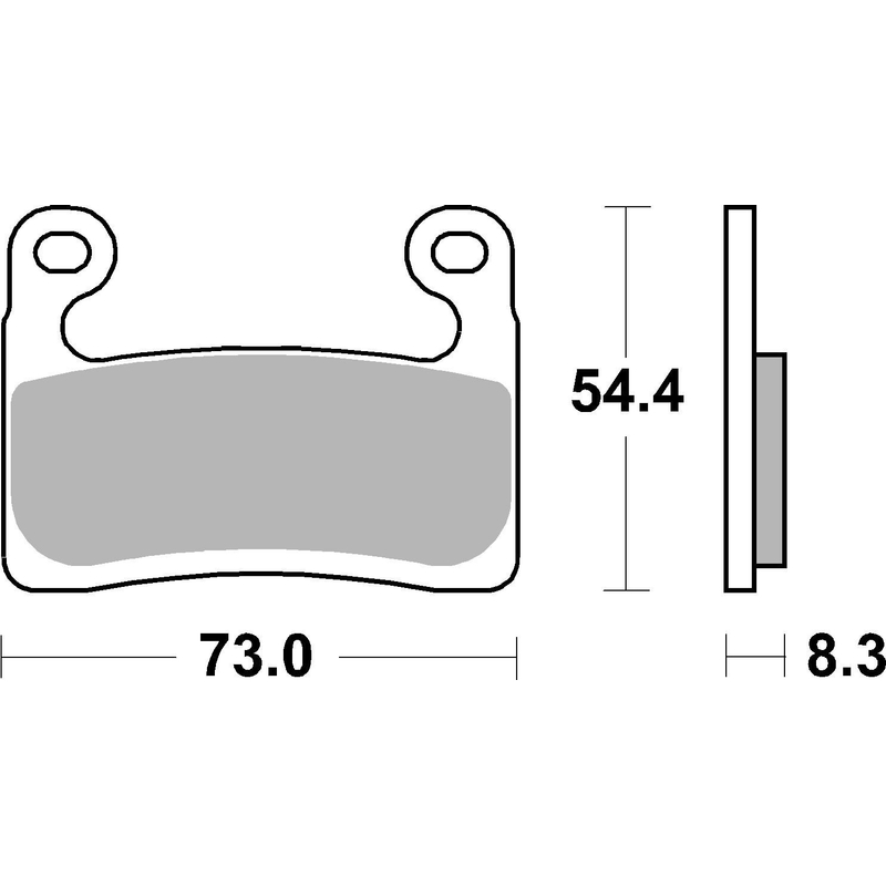Placute de frana BREMBO