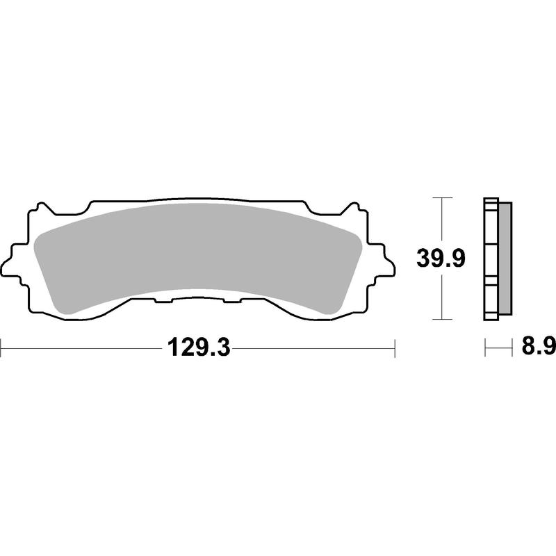Placute de frana BREMBO