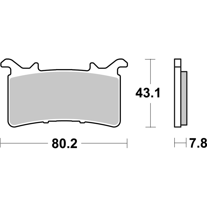 Placute de frana BREMBO