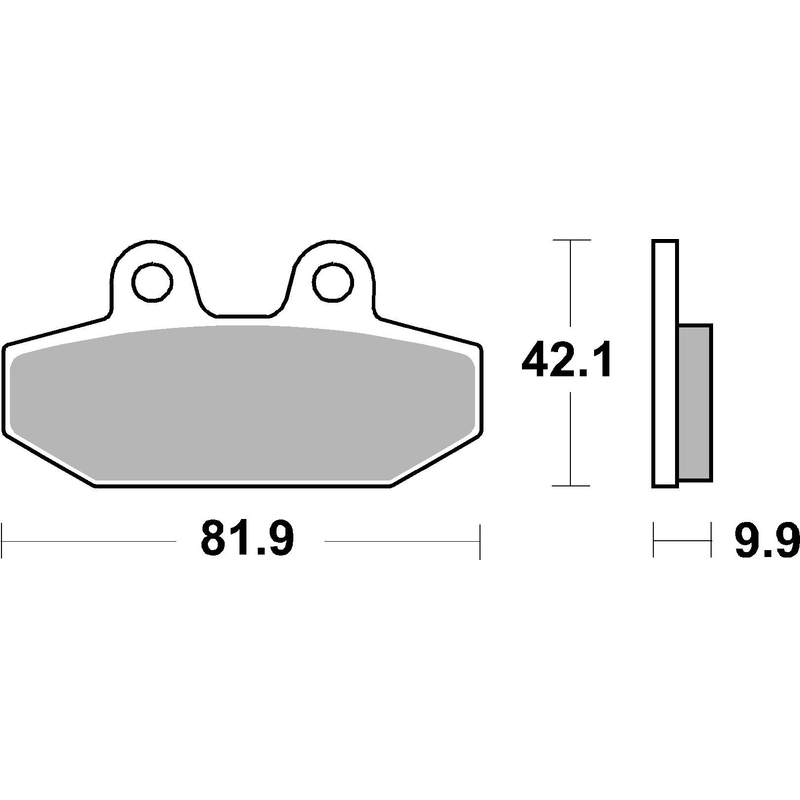 Placute de frana BREMBO