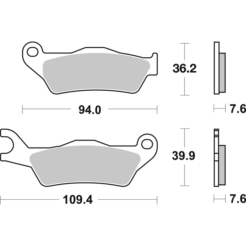 Placute de frana BREMBO CC SCOOTER