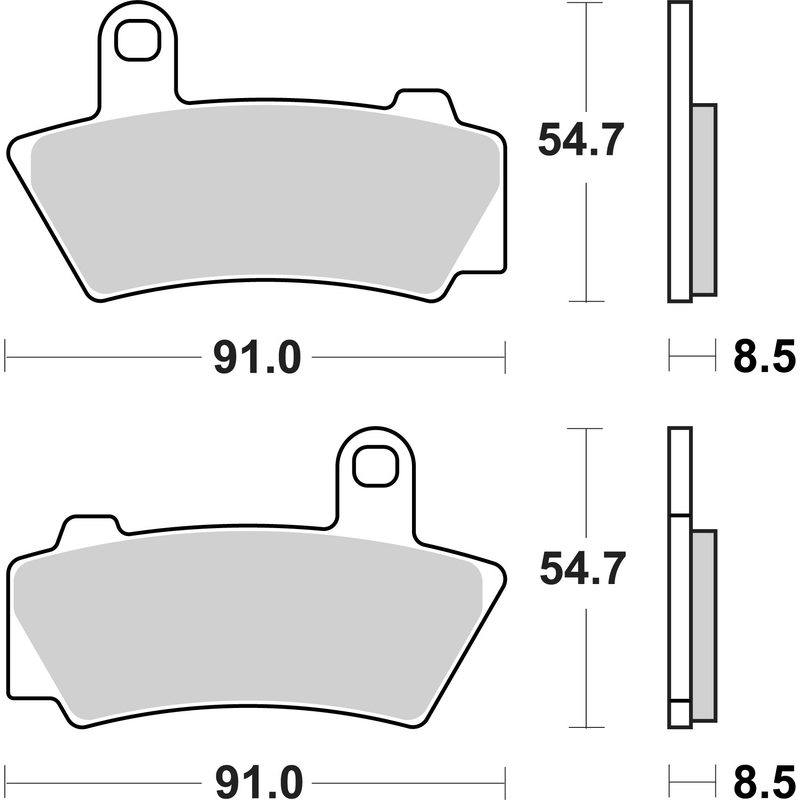 Placute de frana BREMBO