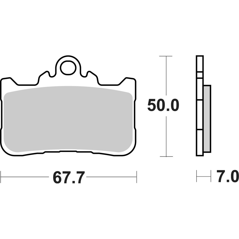 Placute de frana BREMBO