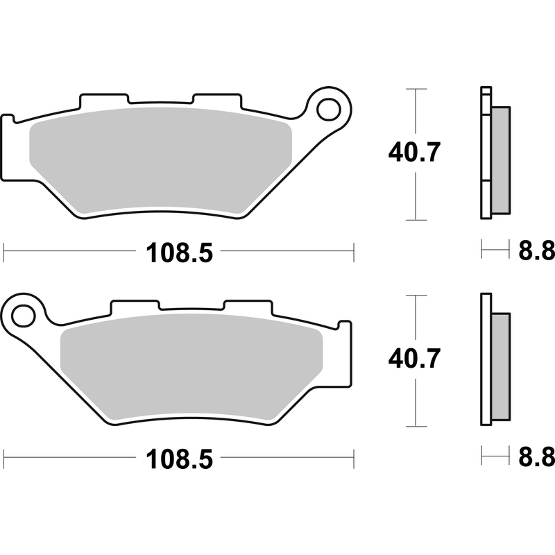 Placute de frana BREMBO