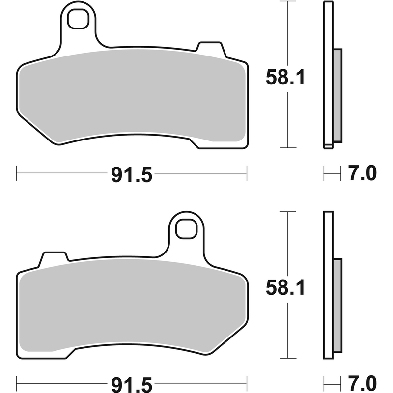 Placute de frana BREMBO