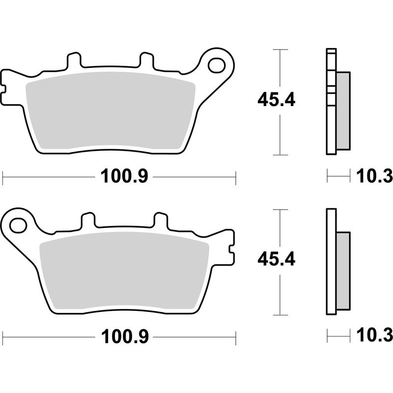 Placute de frana BREMBO pentru YAMAHA MXT 850 Niken / GT 2018-2022