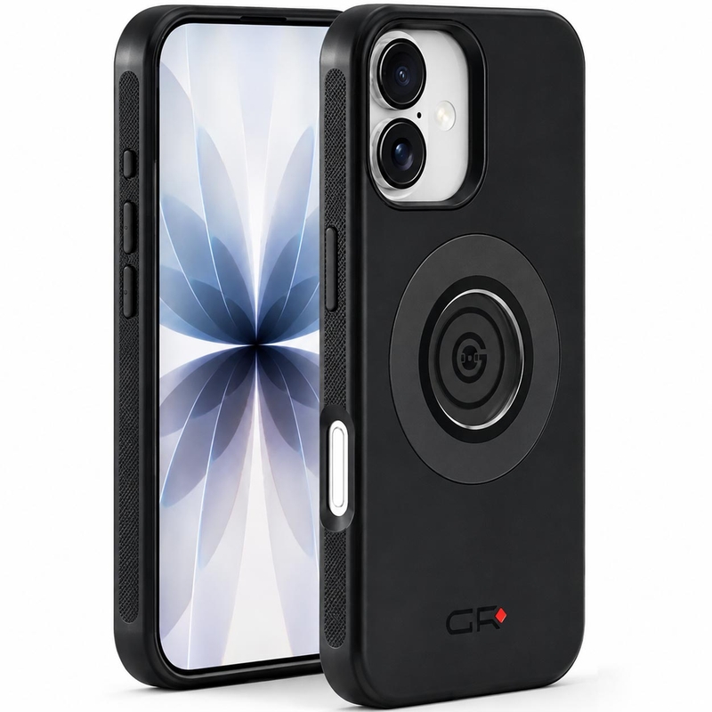 Husă de telefon cu eliberare rapidă pentru Apple iPhone 17 GRxplore neagră