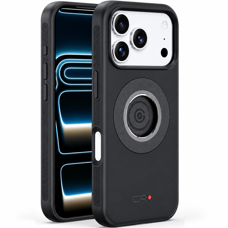 Husă de telefon cu eliberare rapidă pentru Apple iPhone 17 Pro GRxplore neagră