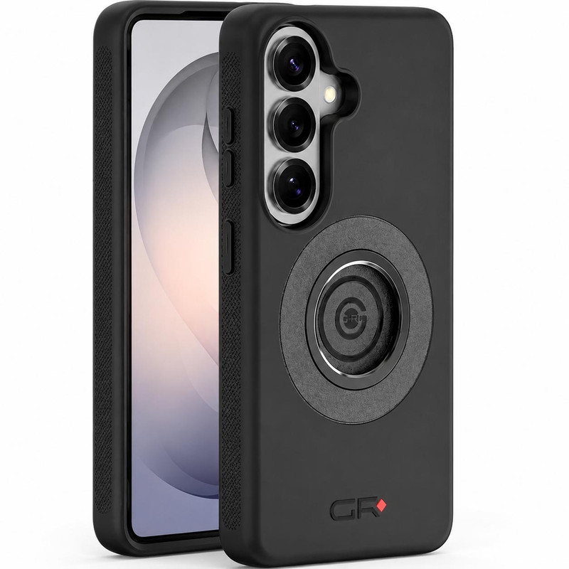 Husă de telefon GRxplore cu eliberare rapidă pentru Samsung Galaxy S26, neagră
