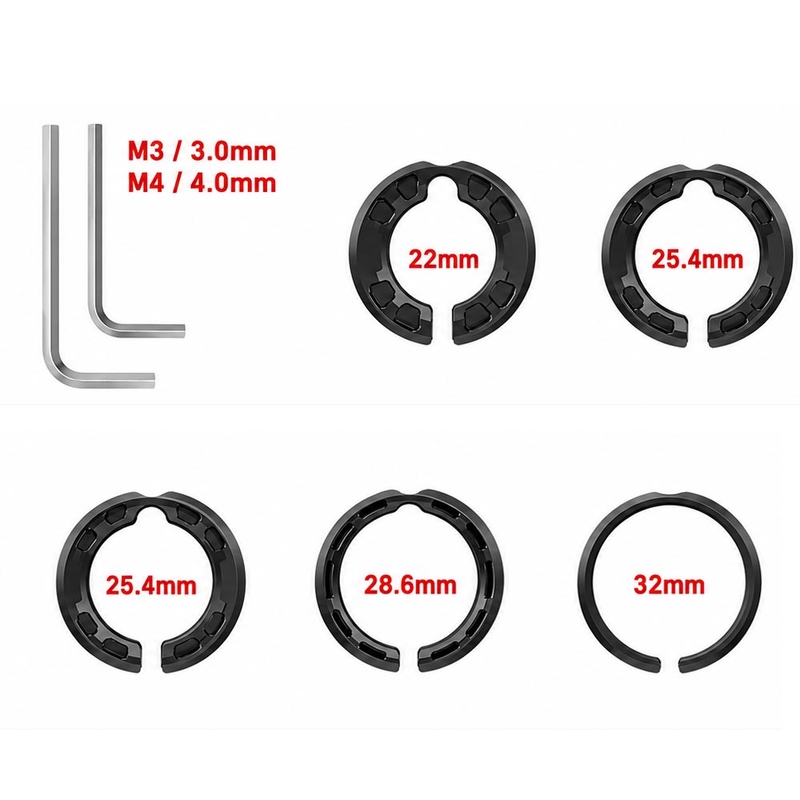 Suport telefon curbat pentru ghidonul motocicletei GRxplore MT10, negru