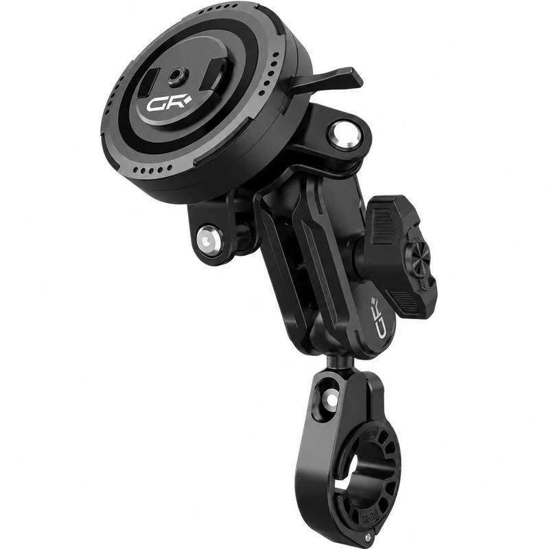 Suport telefon pentru ghidonul motocicletei cu amortizor de vibrații din poliamidă 3D GRxplore MT6 negru