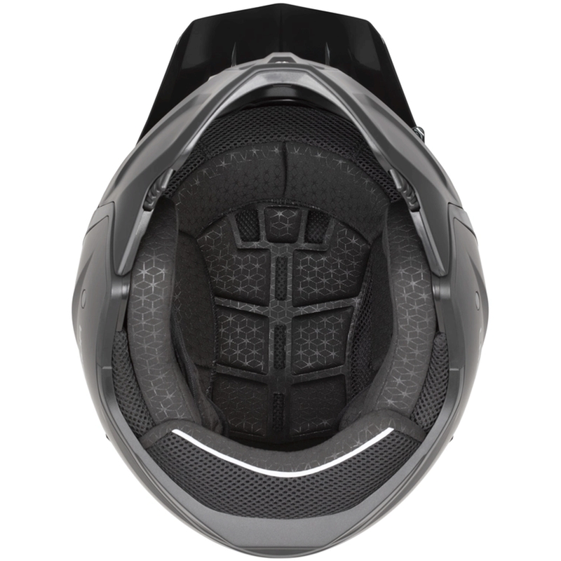 Cască modulară pentru motocicletă Cassida Cross Country Code verde-gri-negru mat
