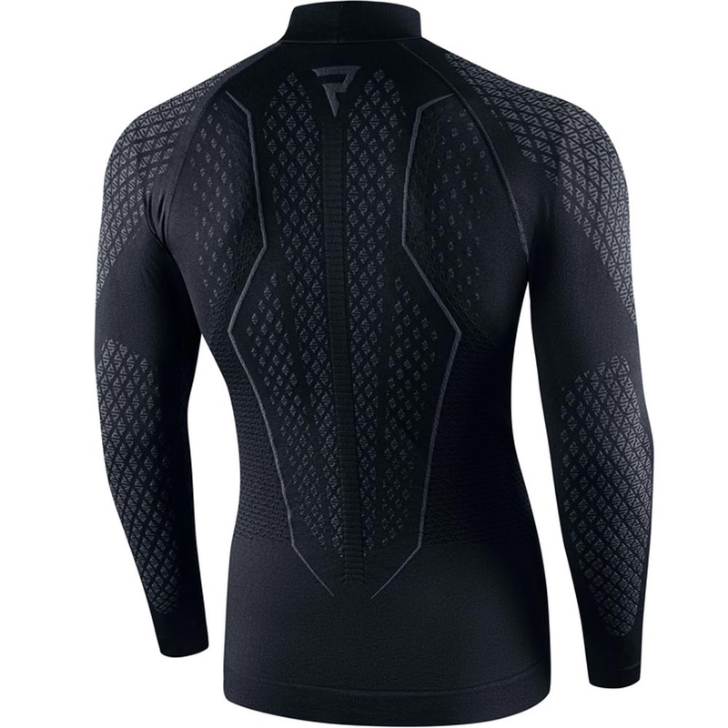 Rebelhorn Therm II tricou termic negru-gri negru