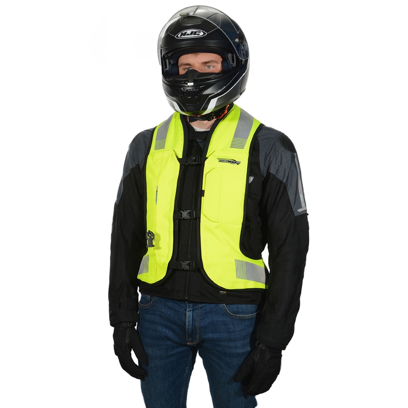 Vestă airbag HELITE Turtle 2 galben fluo