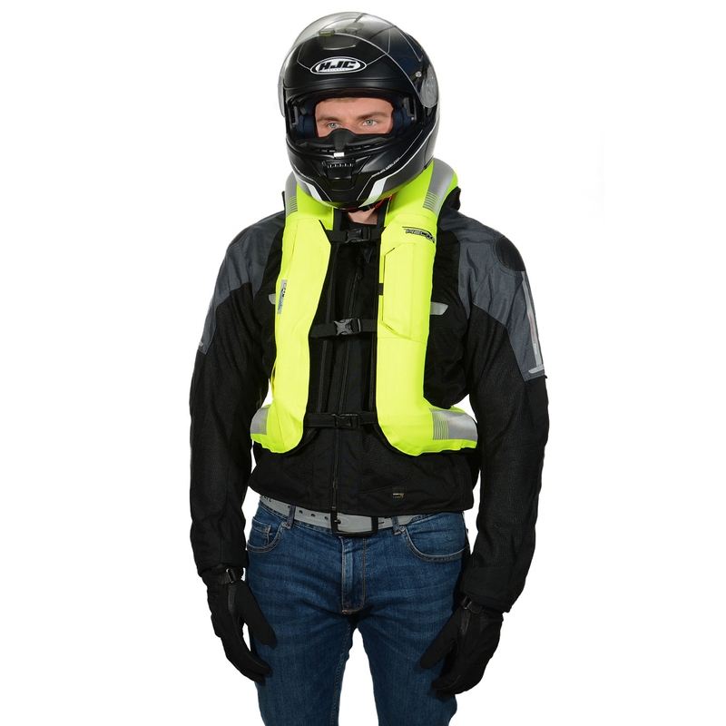 Vestă airbag HELITE Turtle 2 galben fluo