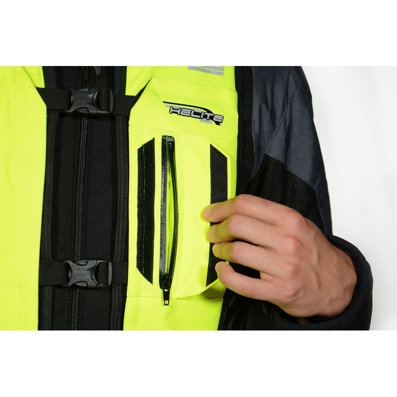 Vestă airbag HELITE Turtle 2 galben fluo