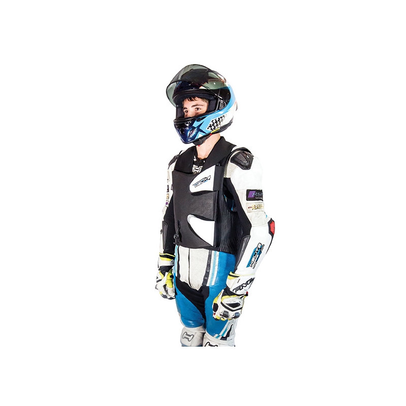 Airbag vesta HELITE GP Air 2 negru și alb