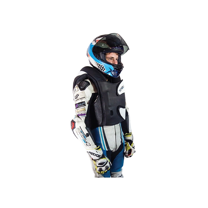 Airbag vesta HELITE GP Air 2 negru și alb