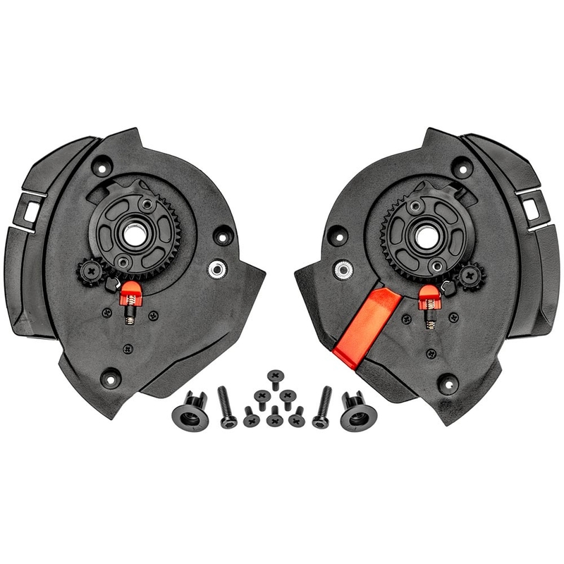 Mecanism vizieră Cassida Multiflip pentru căști de motocicletă, negru