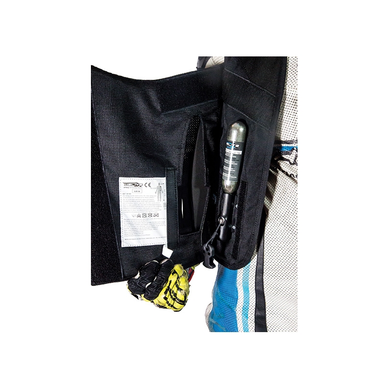 Airbag vesta HELITE GP Air 2 negru și alb