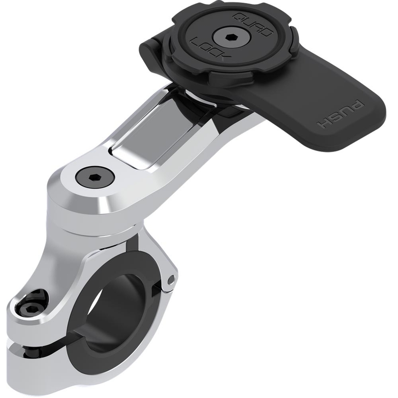 Suport telefon Quad Lock® PRO pentru ghidon, cromat