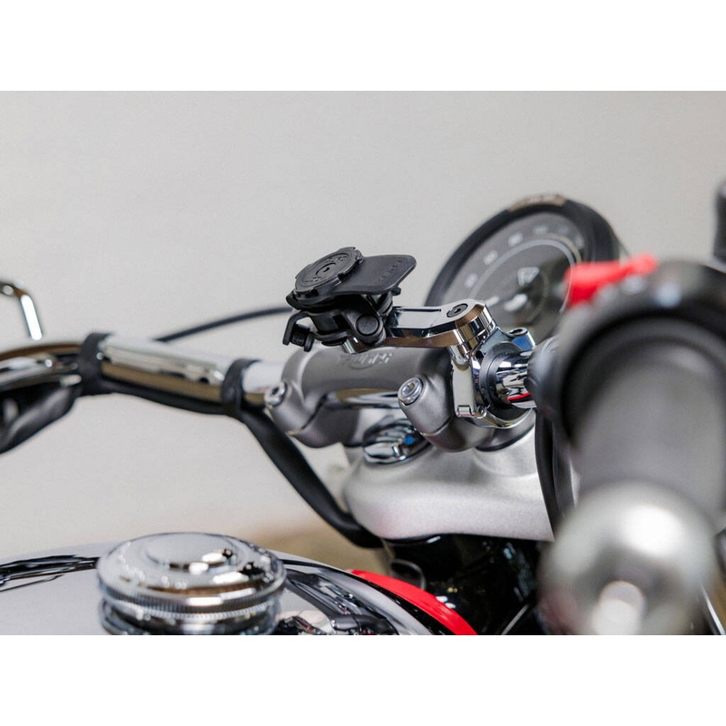 Suport telefon Quad Lock® PRO pentru ghidon, cromat