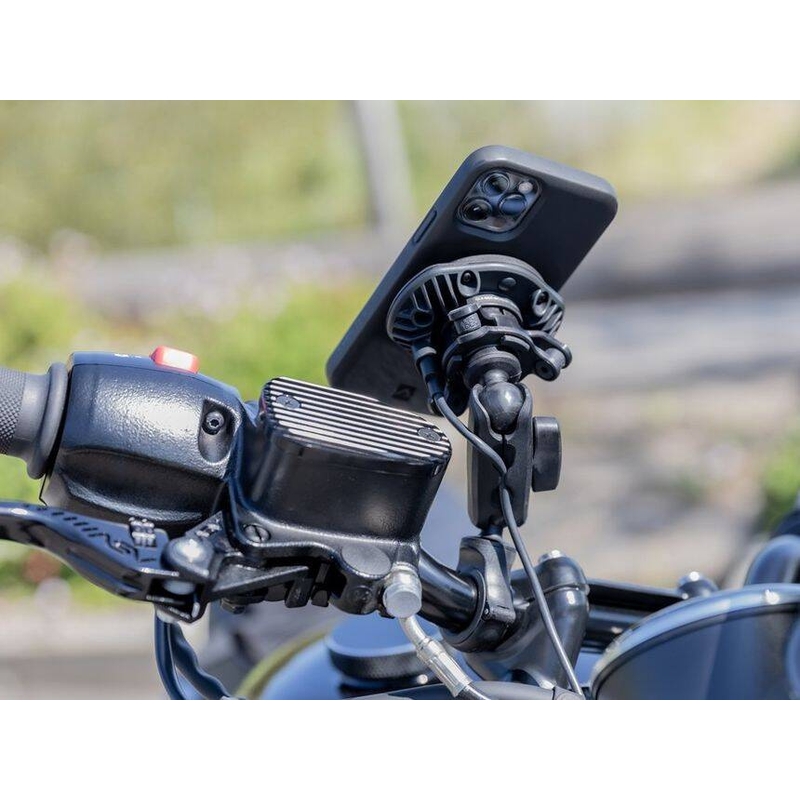 Suport de telefon Quad Lock® 360 V2 cu bază mică, negru
