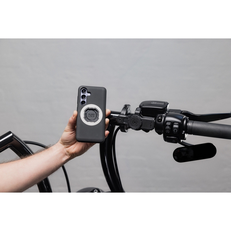 Suport telefon Quad Lock® PRO mare pentru ghidon, negru