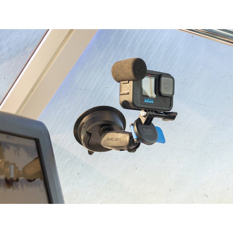Adaptor pentru cameră sport Quad Lock® - GoPro standard, negru