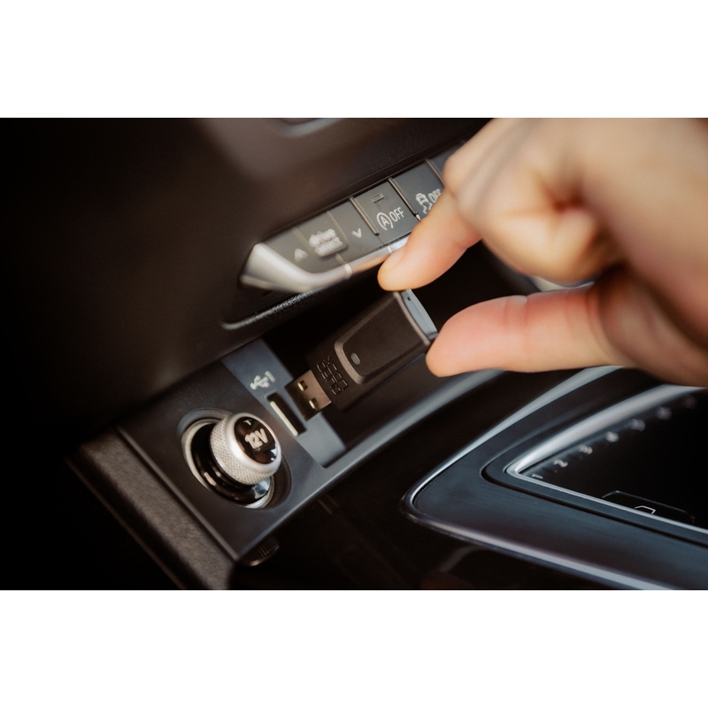 Adaptor wireless Quad Lock® CarPlay/Android Auto, negru