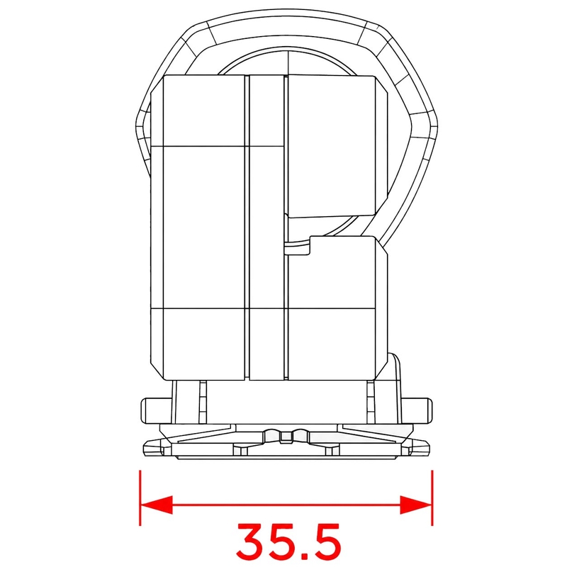 Trepied Quad Lock® negru