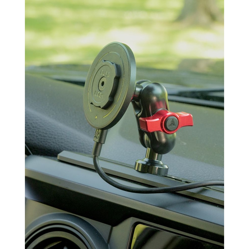 Adaptoare Quad Lock® Car - Capac superior cu bilă, negru