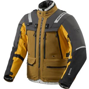 Geacă de motocicletă Revit Defender 4 GTX negru-galben-muștar