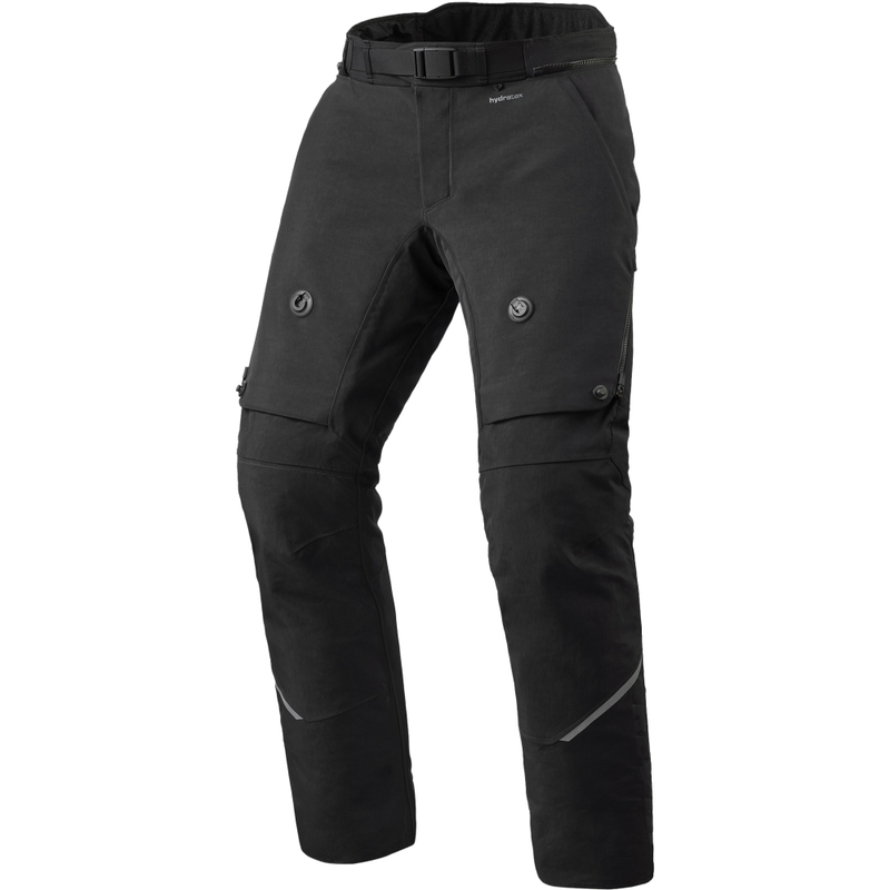 Pantaloni de motocicletă Revit Fractal H2O negri