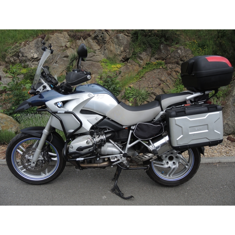 Engine guards RDMOTO Negru upper + lower pentru BMW R 1200 GS 2004-2007