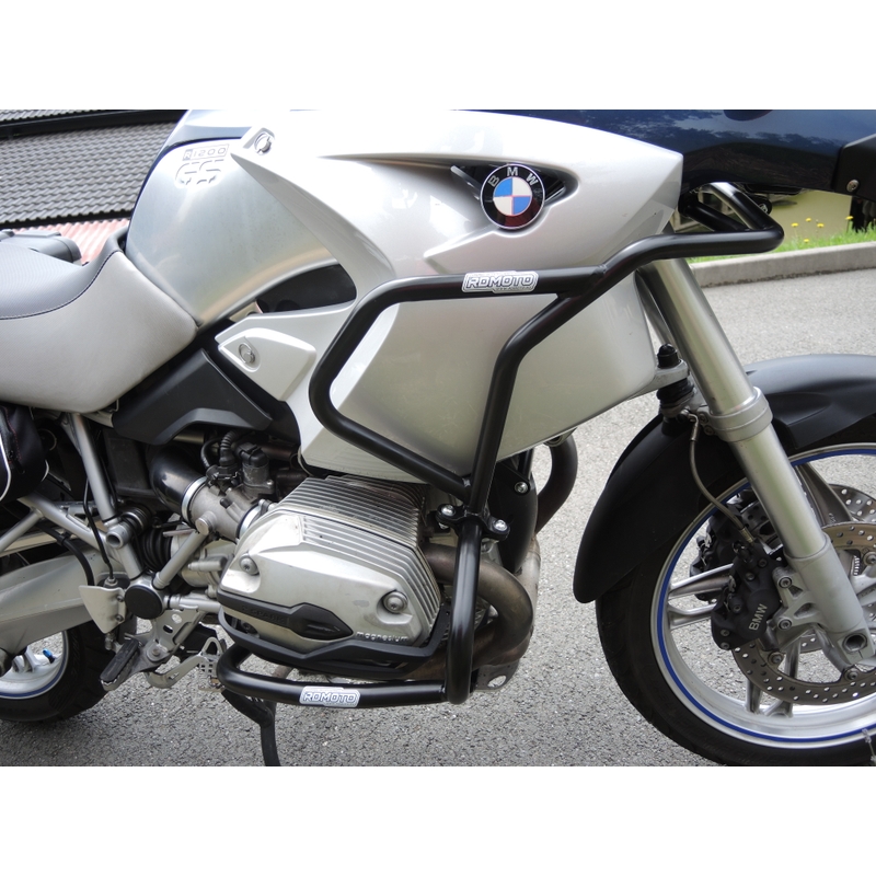 Engine guards RDMOTO Negru upper + lower pentru BMW R 1200 GS 2004-2007