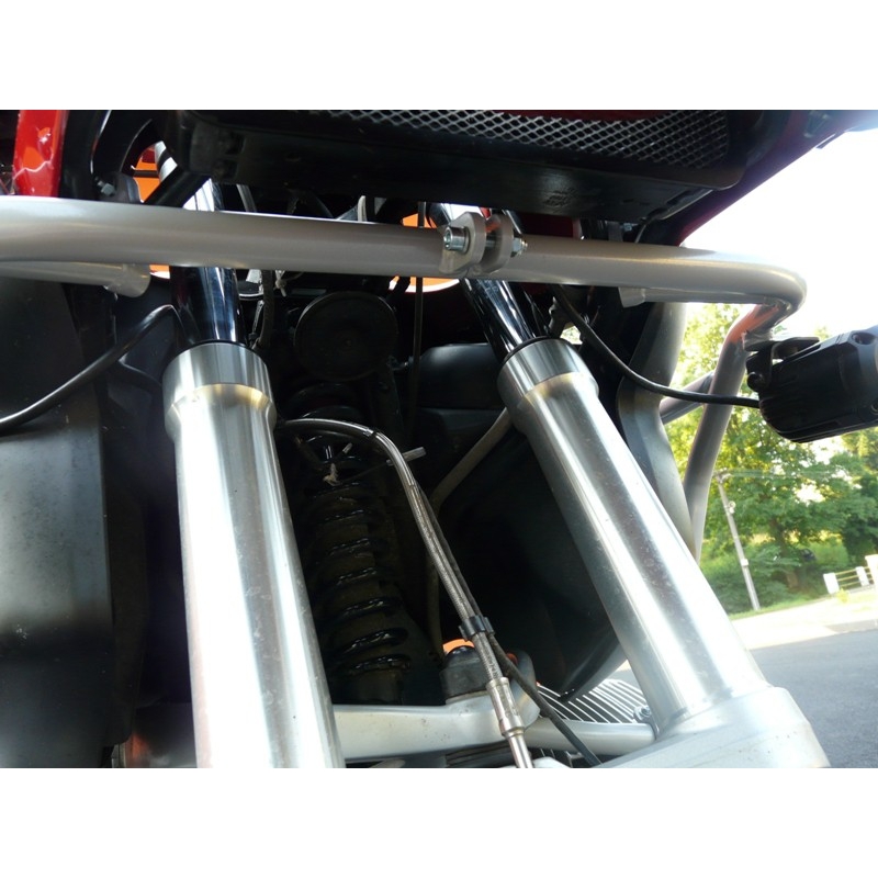 Engine guards RDMOTO argintiu upper + lower
