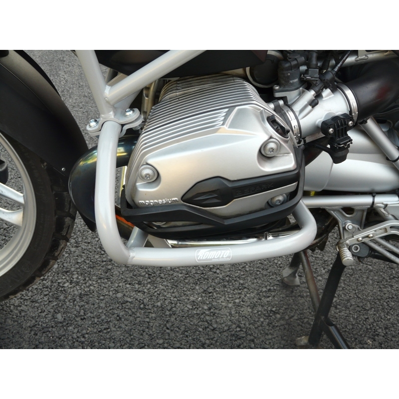 Engine guards RDMOTO argintiu upper + lower